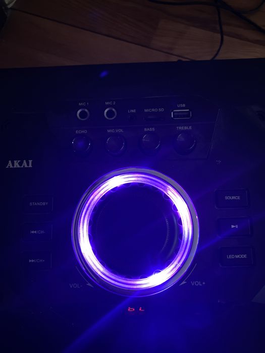 Boxa Akai, Bluetooth, cu leduri