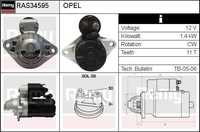 Electromotor Opel Vectra A 1.7 TD,Kadett E 1.5 TD,Astra F 1.7 TDS