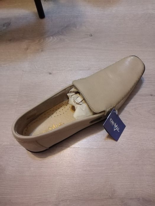 Mocasini piele barbati Devil