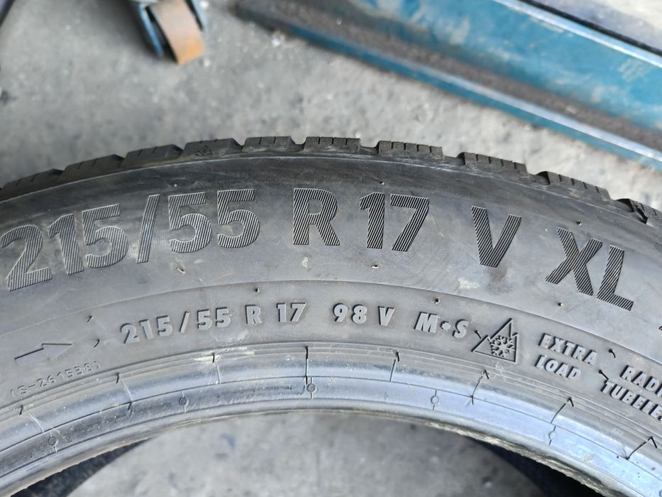 Зимни гуми -2021г.-17цола-215/55-1бр.-85лв."CONTINENTAL"