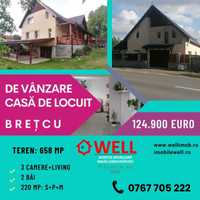 De vânzare o casă familială cu două nivele în Brețcu!