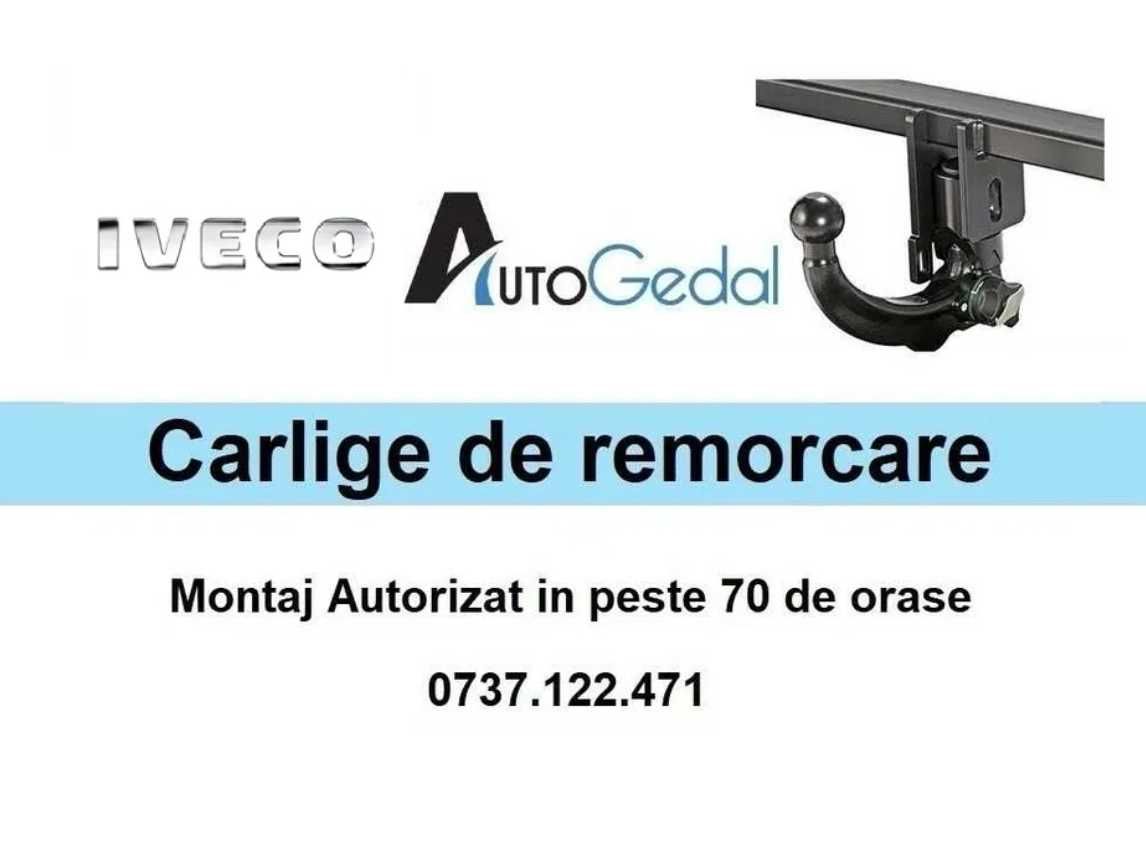 Carlig remorcare Iveco Daily - Omologat RAR si EU - 5 ani Garantie