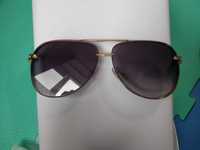 Ochelari de soare Maybach, rame negre cu auriu, lentile mov UV400