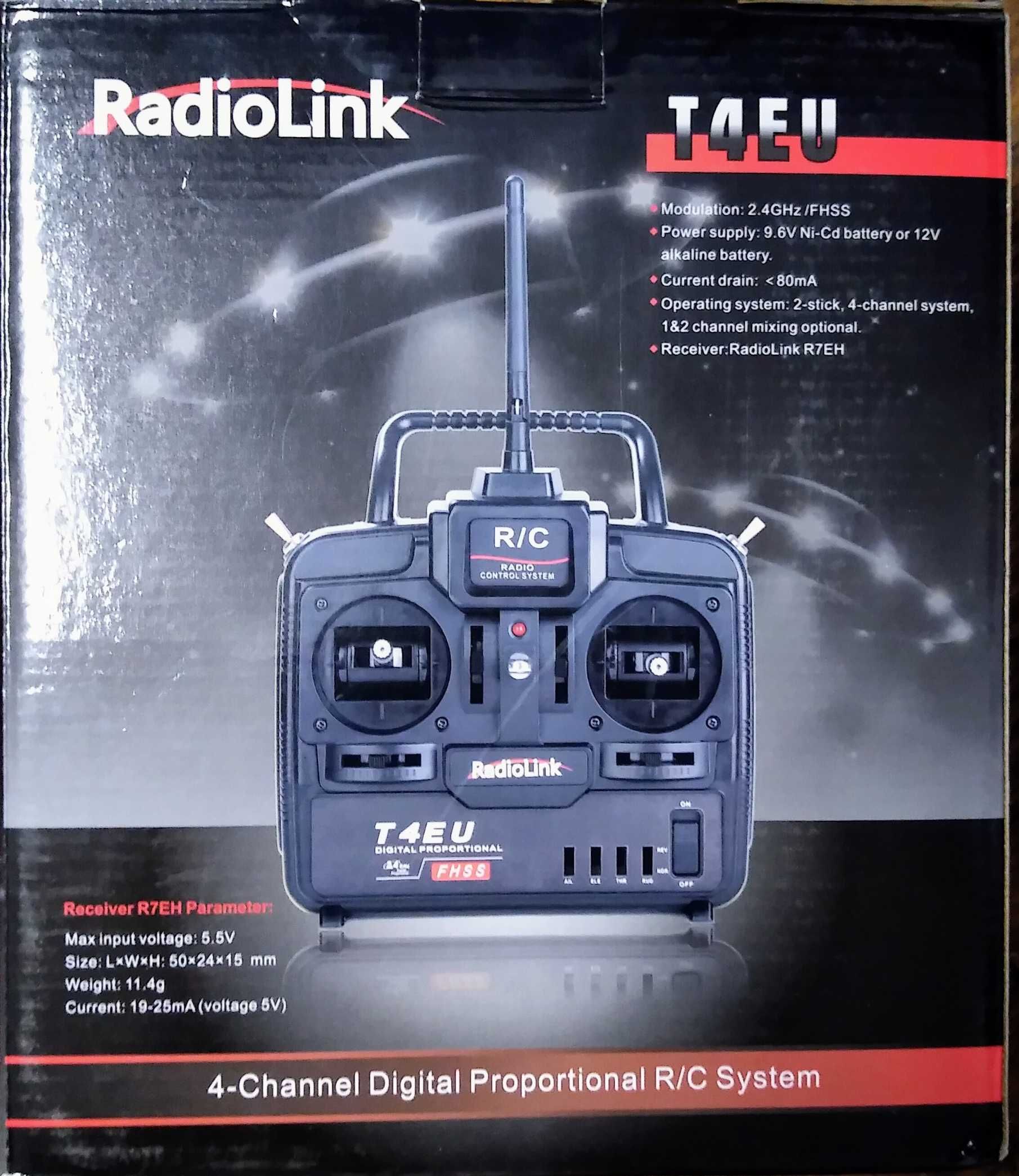 Radiocomandă RC - RadioLink T6EHP cu 2 receptoare originale,