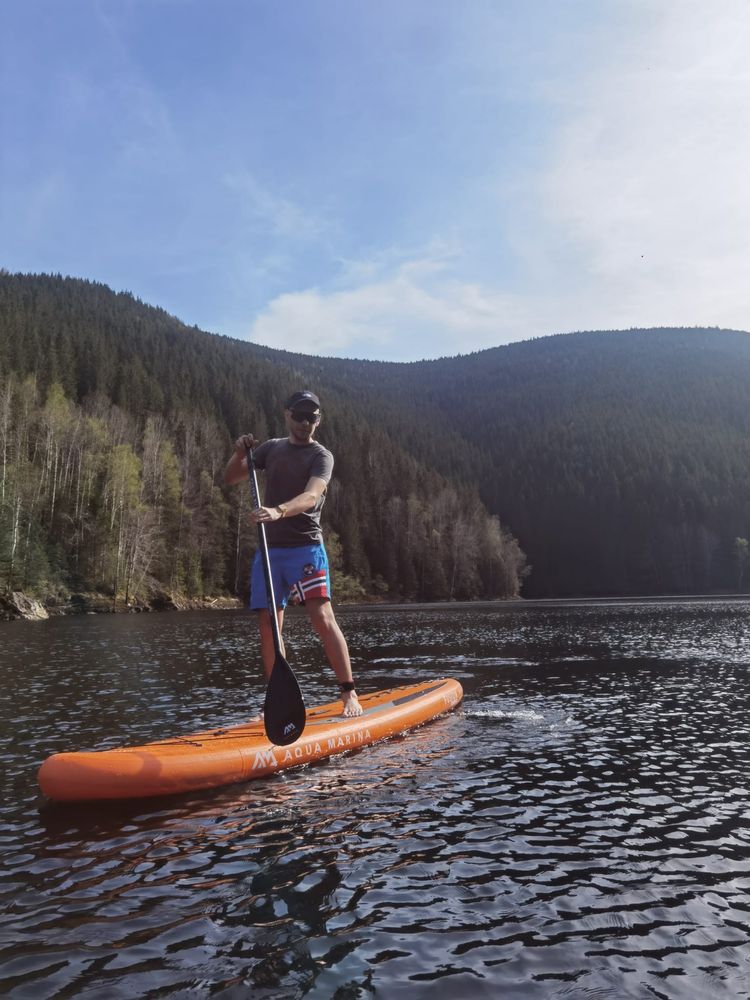 Experienta cu Stand Up Paddle pe lacurile din jurul Sibiului