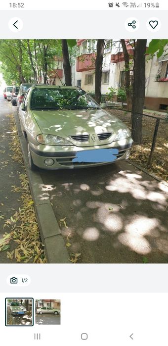 Vand Reault Megane 2002