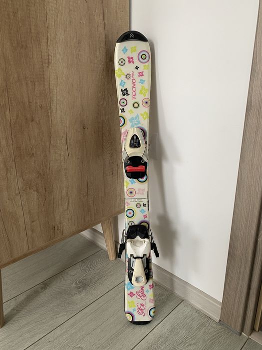 Skiuri copii marime 80cm plus clapari 215mm