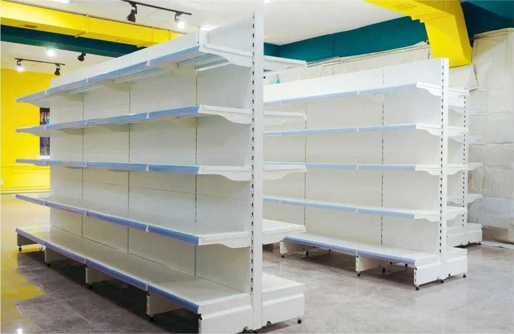 Полки стеллажи торговое оборудование для магазина ветрина