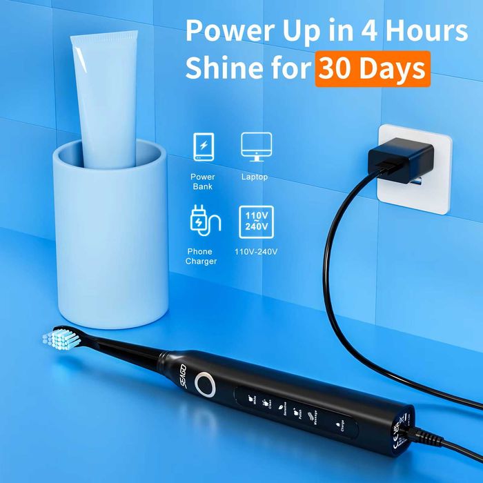 Periuta de dinti electrica Sago  reincarcabila pentru copii si adulti