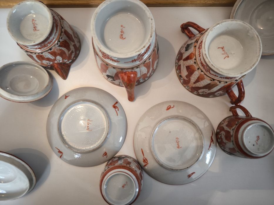 Порцеланов сервиз за чай Кутани Япония