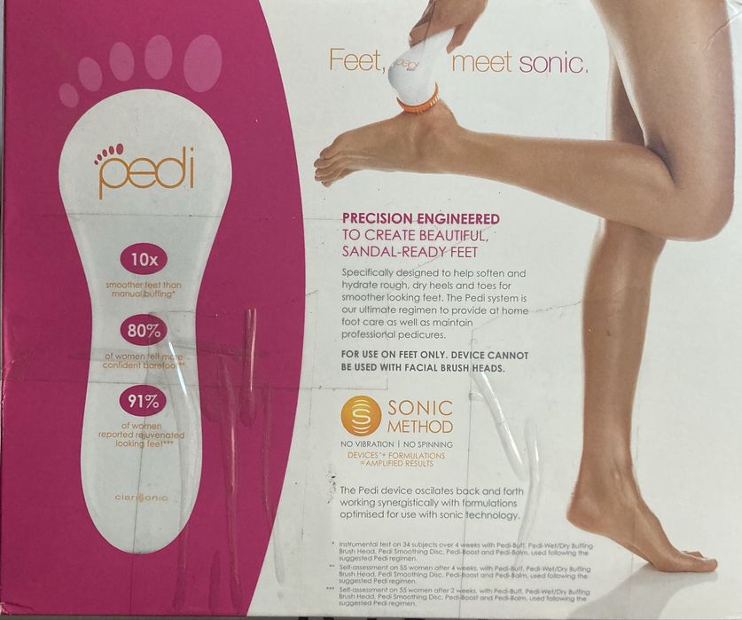 Clarisonic pentru calcaie si talpi