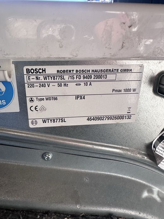 Uscator. Bosch.