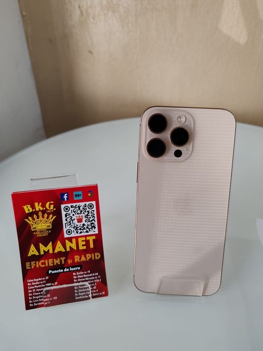 Iphone 16 Pro Max 256gb 100% Amanet BKG