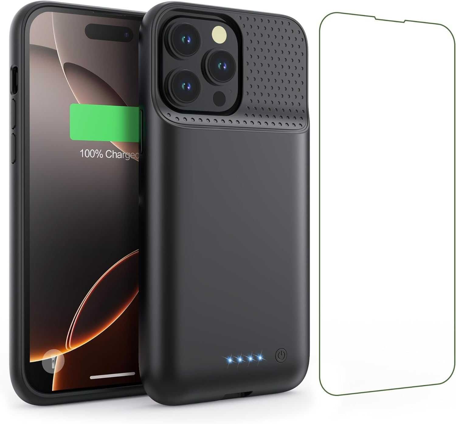 Кейс с батерия Feob за iPhone 16 Pro Max (6.9 инча), 8600 mAh