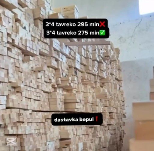 OPTOM 5,500 so'm toza 3*4 tavreko