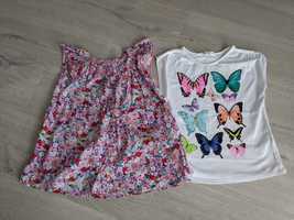 Set bluzite/tricouri H&M fetite 6-8 ani, 116-128 cm