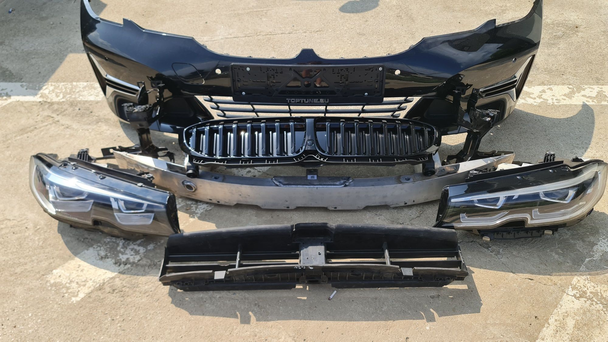 Faruri aripa trager bara grila capota suport BMW 3 g20 g21