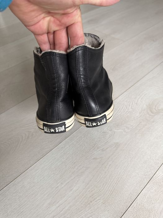 CONVERSE bascheti piele imblaniti mar.42,5 27,5 cm