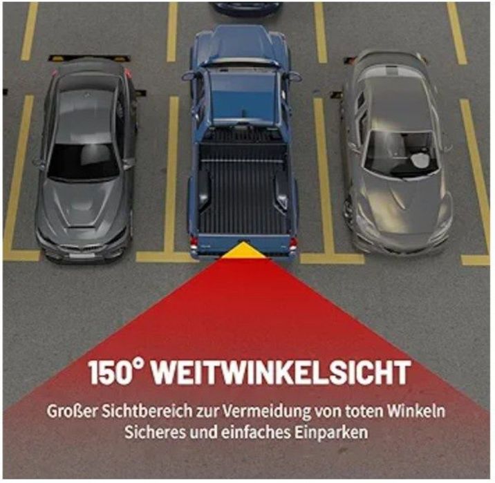 Kit complet RED WOLF Cameră marșarier pentru hayon Dodge Ram