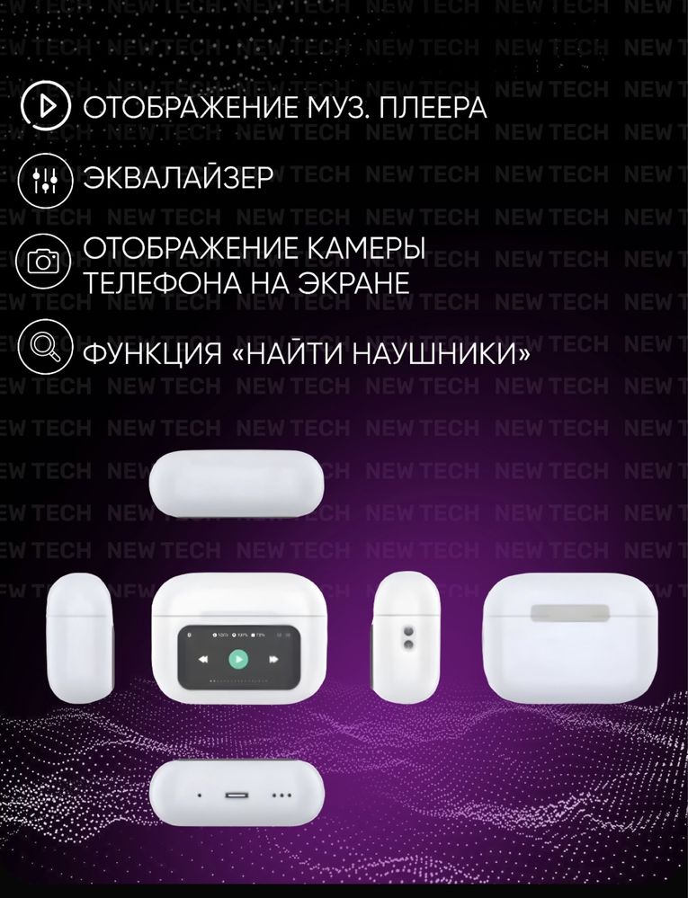 AirPods Pro 2 с Дисплеем AirPods 2 AirPods 3 Наушники