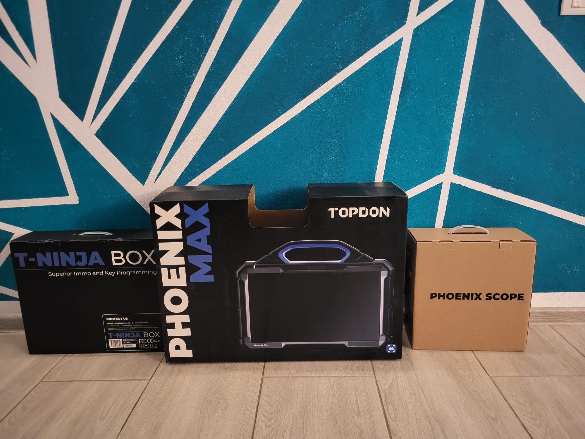 Diagnozā profesionala Topdon PhoenixMax + T-Ninja Box