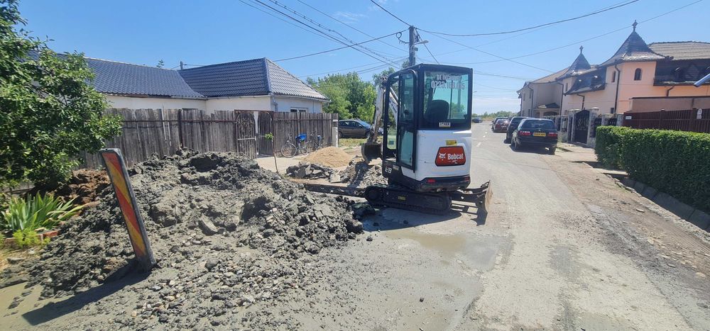 Lucrari si Servicii complete cu Bobcat Miniincarcator si Miniexcavator