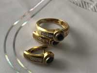 Продам комплект  золото- серьги с кольцом