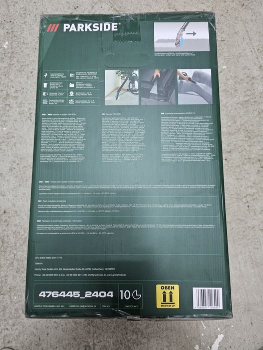 Aspirator injectie extractie parkside nou cu garantie 3 ani