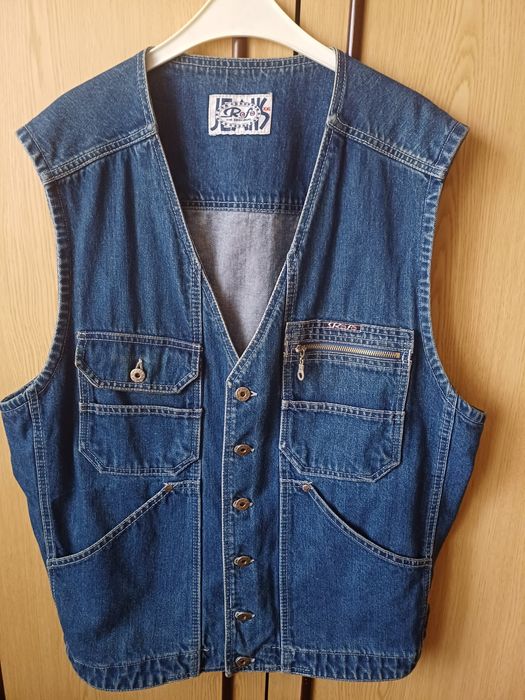 Мъжки дънков елек