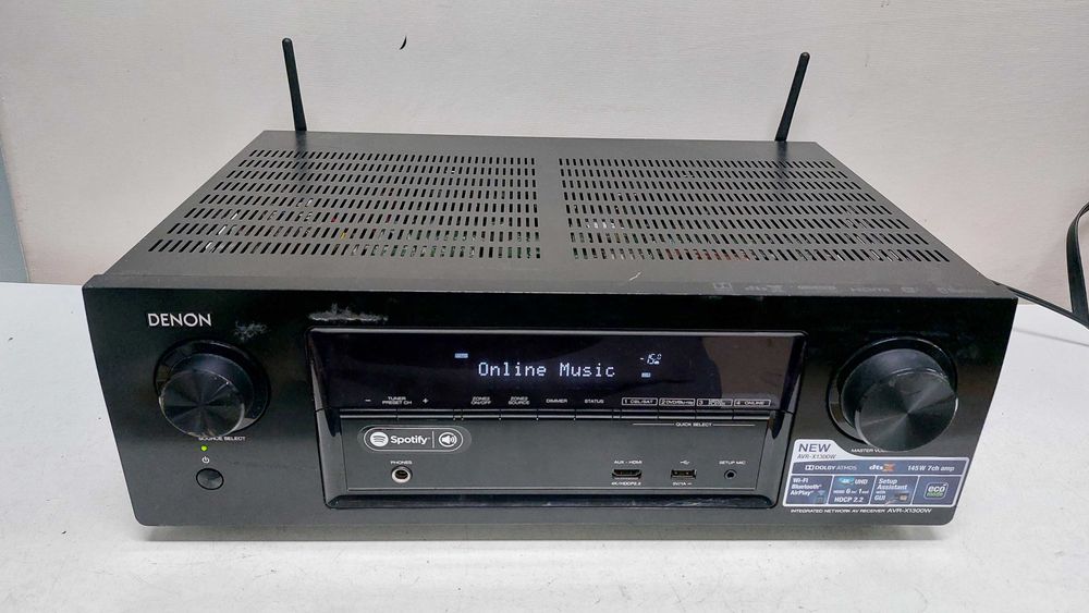 Denon AVR X 1300 7x 145W atmos 7.2 WiFi USB 4K UHD bluetooth flac dsd