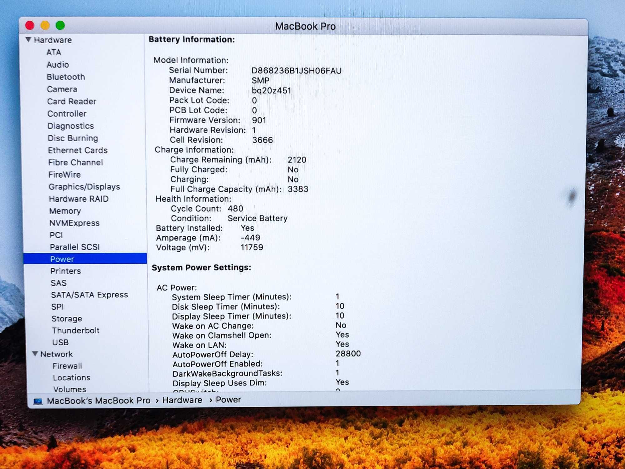 Macbook Pro 13inch Intel I5, 16GB RAM, 256 SSD