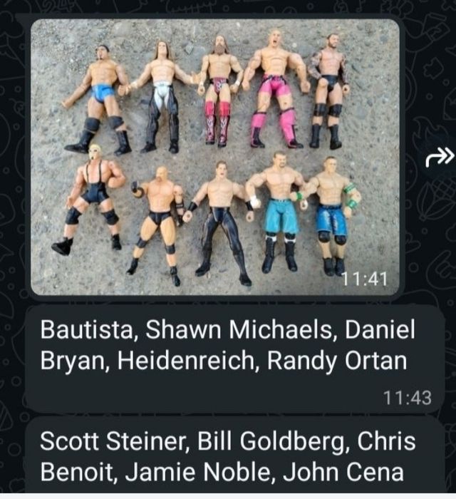 Figurine wrestling 17 cm,vintage