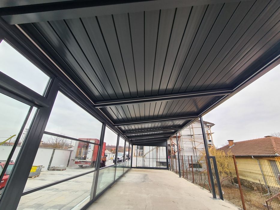 Producem orice tip de pergola , închidere în sticla . Vindem în rate .