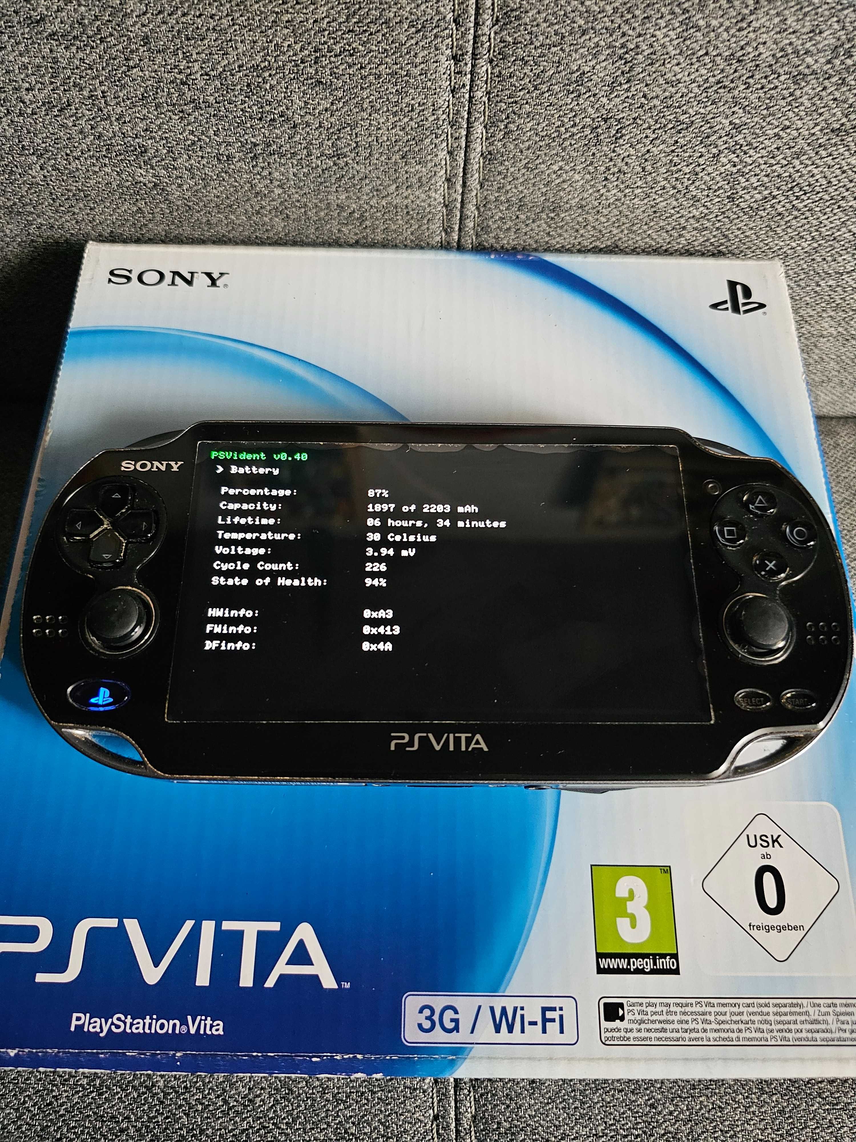 Joc Playstation vita - ps vita 3g 1104 oled modat 64+4 gb