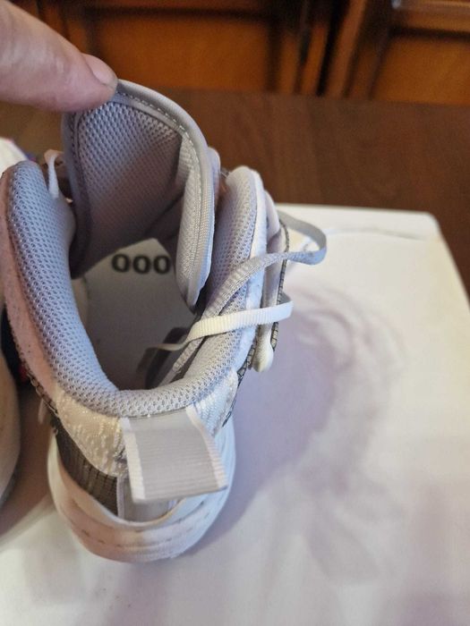Nike Air Force 1 mid off white clear white marimea 38/5