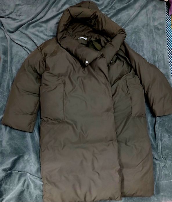 Пуховик осень-зима теплая