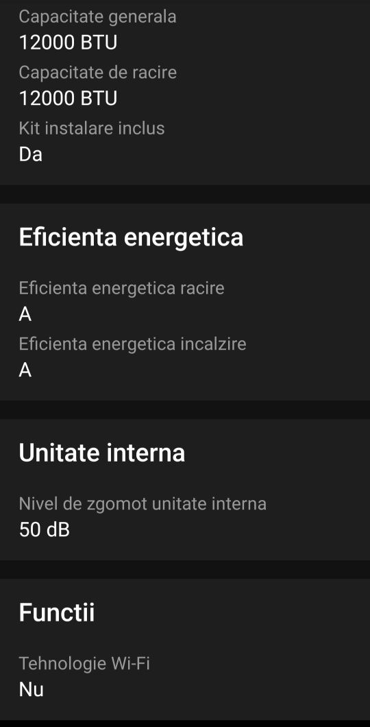 Aer conditionat portabil vortex