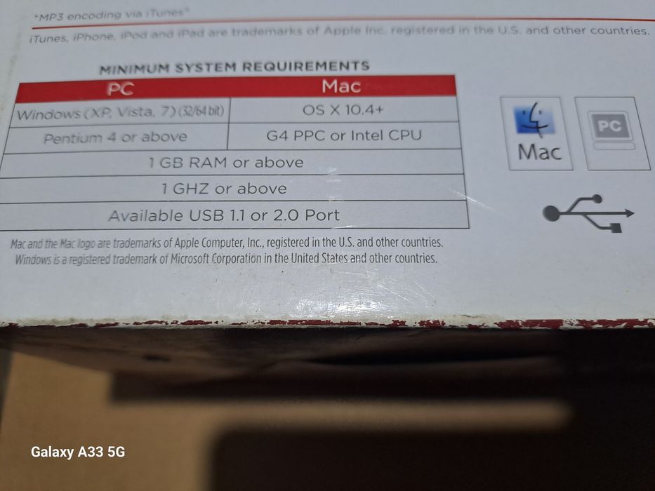 Pick-up audio ION MP3