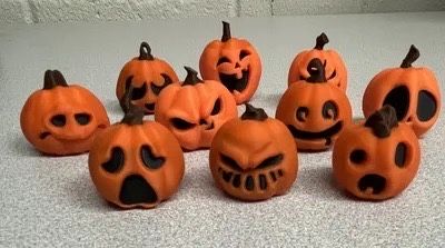 Dovleci printati 3D decoratiuni HALLOWEEN