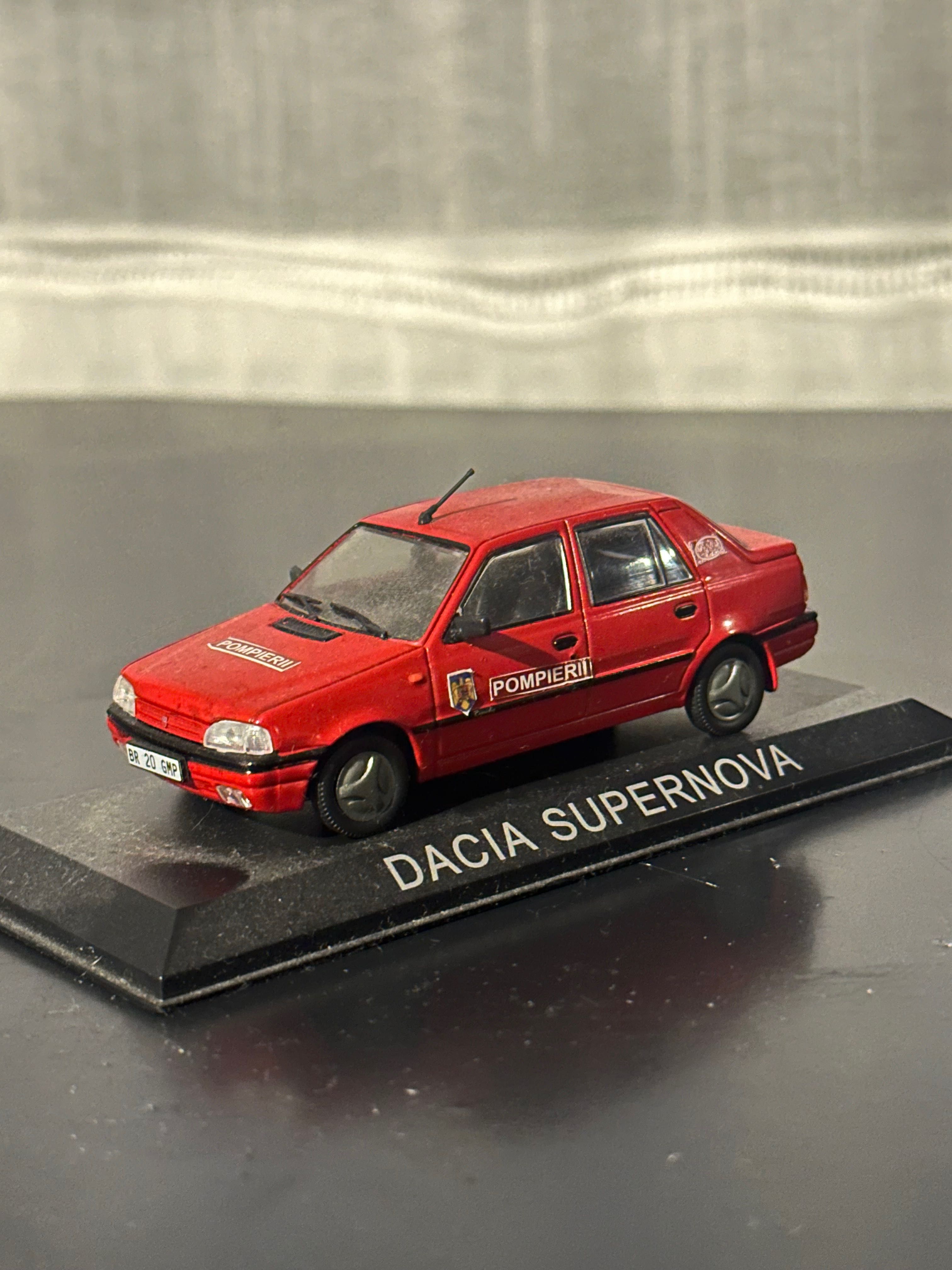 Machetă Dacia super nova pompierii