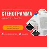 Стенограмма. Опытный стенограф.