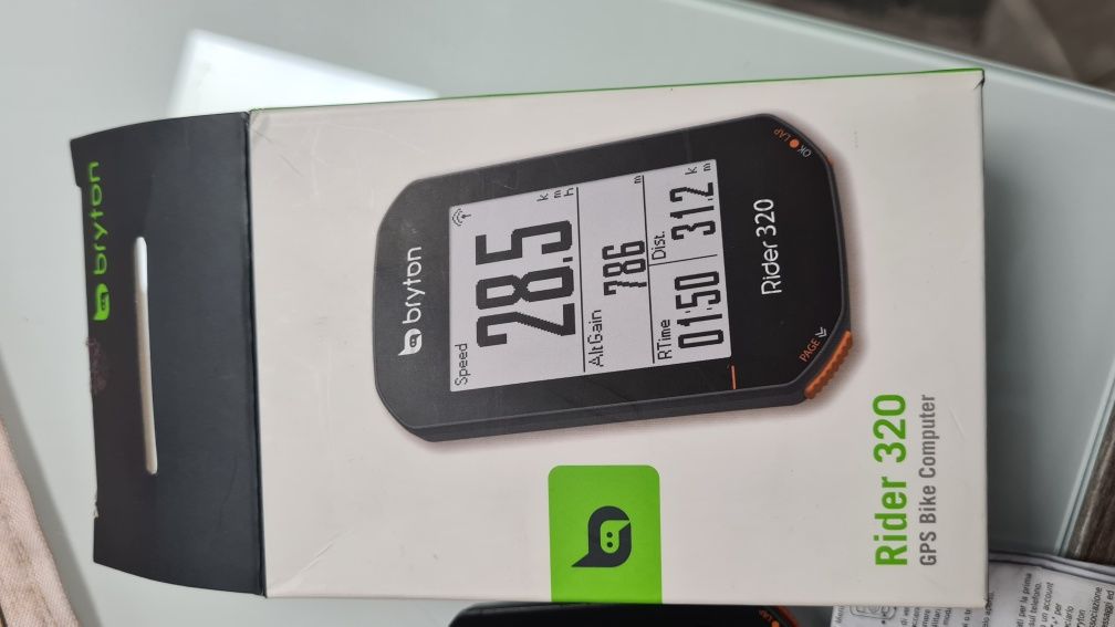 Bryton 750 ciclo compiuter.