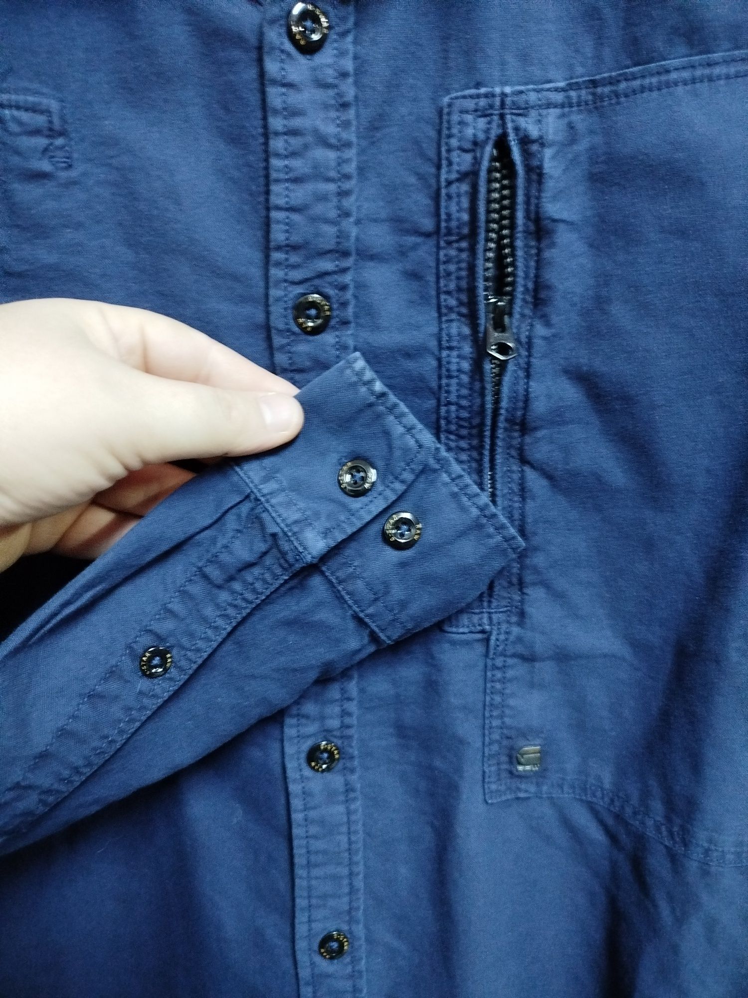 Оригинална мъжка риза G-Star Raw Powel L нова карго с цип