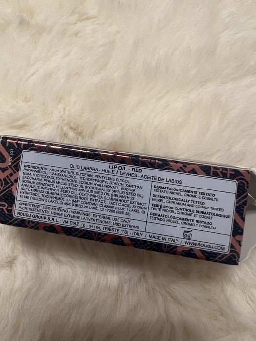 Ulei luciu buze Rougj X Liu Jo roșu original în cutie