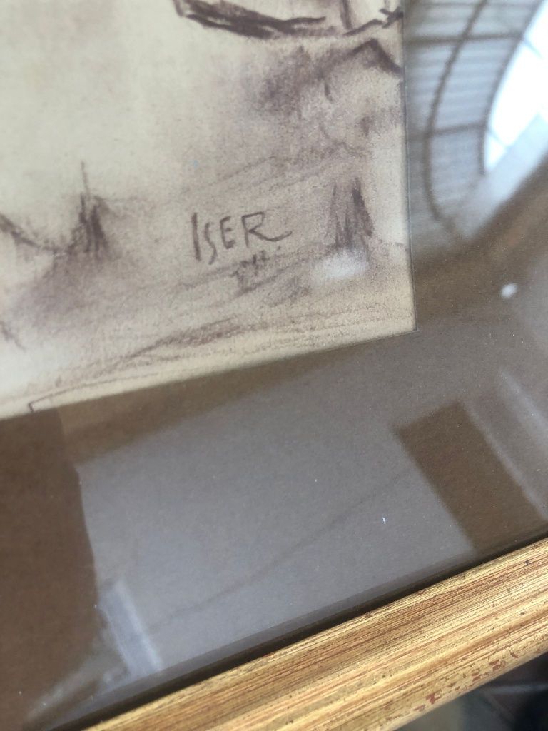 Tablou vechi, ulei, semnat,autor consacrat.