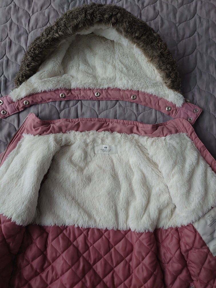 Зимно яке за момиче размер 3-4 г. (104 см.)