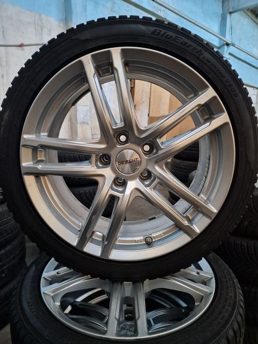 5x112 18 цола джанти Dezent VW/Audi/Mercedes със зимни гуми 215/45R18