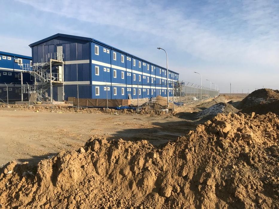 Участок на вахтовом поселке Тенгиз