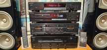 Linie audio Sony amplificator statie cd-player tuner casetofon