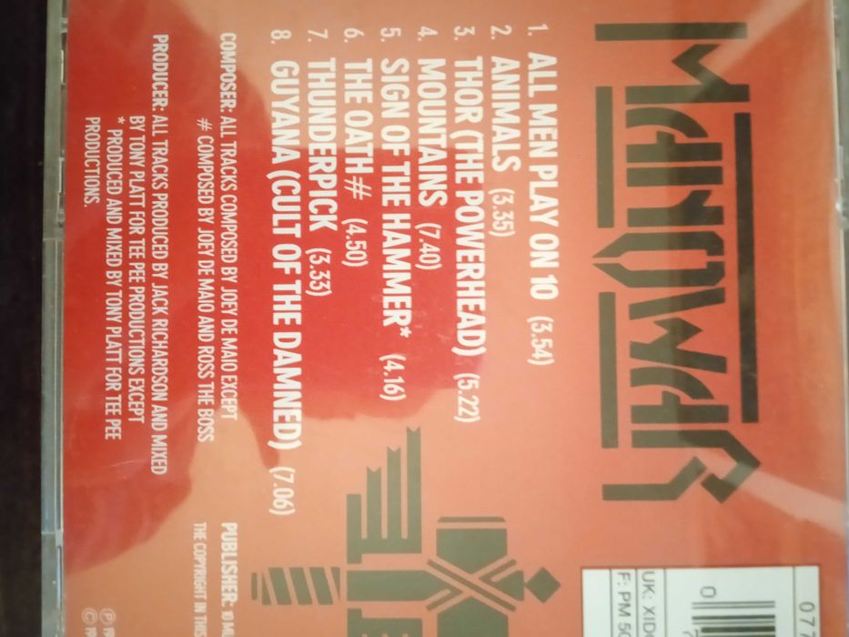 CD Manowar - Sign of the Hammer